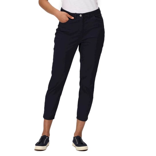 Regatta Jeansy 3/4 Damskie Skinny Gabrina II (34 / Ciemnogranatowy) REGATTA