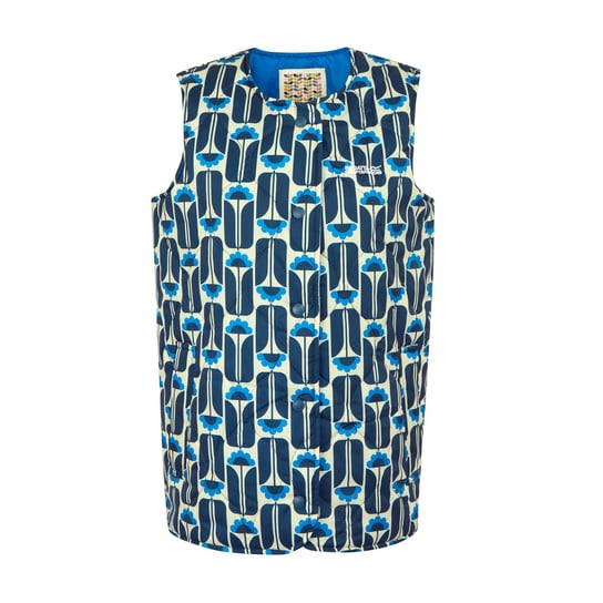 Regatta Kobiety/Panie Orla Kiely Tall Flowers Quilted Gilet (42 / Ciemnogranatowy) REGATTA