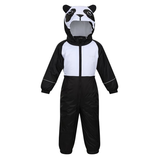 Regatta Kombinezon Dziecięcy/dziecięcy Mudplay III Panda Waterproof Puddle Suit (104 / Czarny) REGATTA