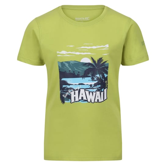 Regatta Koszulka Dziecięca/dziecięca Bosley VI Hawaii (104 / Limonkowy) REGATTA