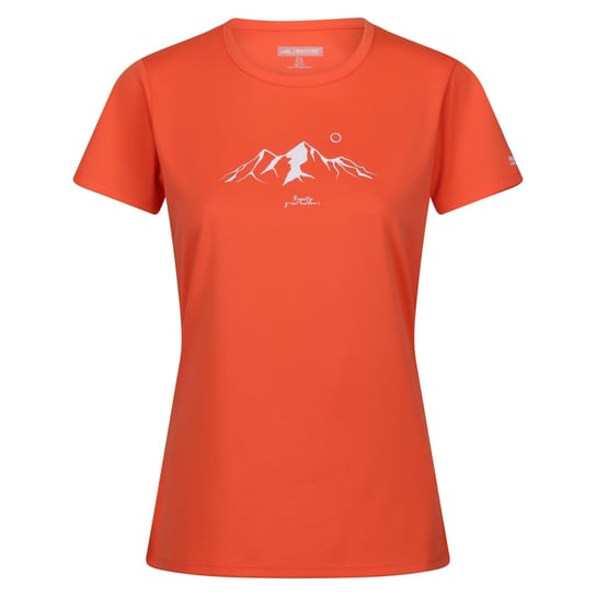 Regatta Koszulka Górska Fingal VIII Dla Kobiet I Pań (48 / Neonowy Pomarańczowy) REGATTA
