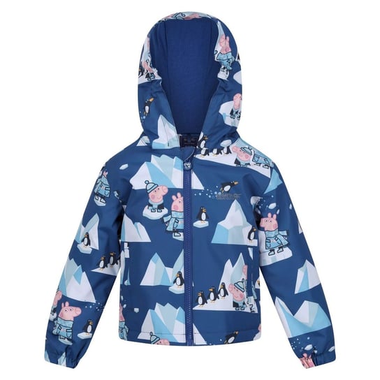 Regatta Kurtka dziecięca/dziecięca Muddy Puddle Peppa Pig Winter Scene Padded Waterproof Jacket REGATTA