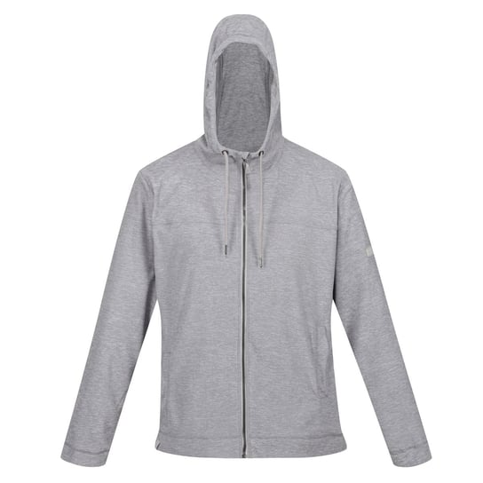 Regatta Męska Bluza Z Kapturem Shorebay Marl Full Zip (S (52-55 Cm) / Siwe) REGATTA