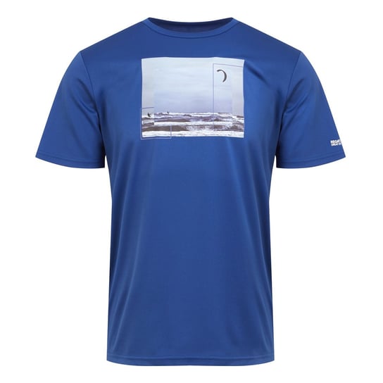 Regatta Męska Koszulka Fingal VIII Seaside T-Shirt (XL 8,5-9 / Lazurowy) REGATTA