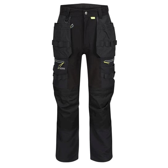 Regatta Spodnie Robocze Męskie Softshell Rozciągliwe Infiltrate (W34 L32 / Czarny) REGATTA