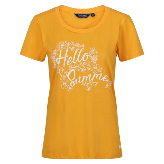 Regatta T-Shirt Damskie Filandra VII Hello Summer (34 / Żółty) REGATTA