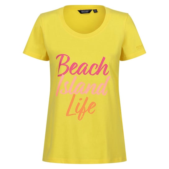 Regatta T-Shirt Damskie Filandra VIII Beach (34 / Ciemnożółty) REGATTA