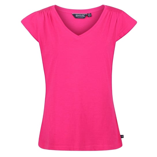 Regatta Francine T-Shirt Donna: Cotone Sostenibile E Stile Estivo Con Scollo A V