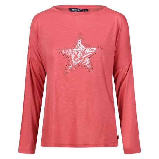Regatta T-Shirt Damskie Z Długim Rękawem Carlene (38 / Czerwony) REGATTA