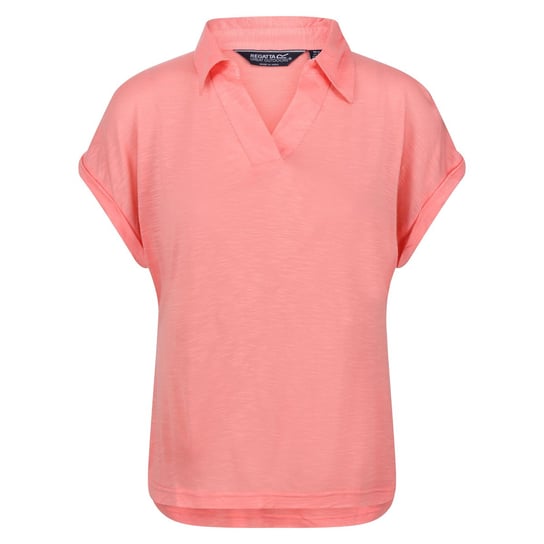 Regatta T-Shirt Damskie Z Kołnierzykiem Lupine (34 / Różowy) REGATTA