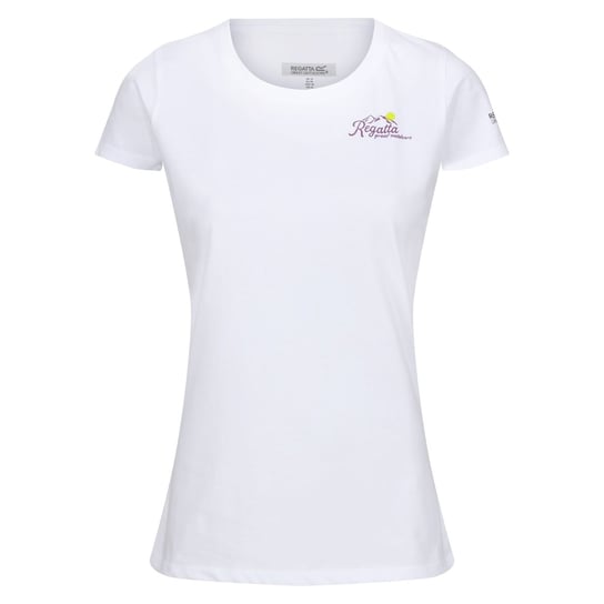 Regatta T-Shirt Damskie Z Nadrukiem Na Plecach Breezed IV (50 / Ciepły Biały) REGATTA