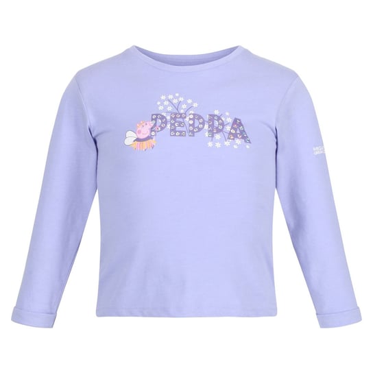 Regatta T-Shirt Dziecięca Świnka Peppa Cekiny Z Długim Rękawem REGATTA