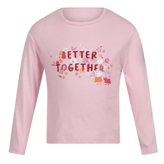 Regatta T-Shirt Dziecięca Świnka Peppa Z Długim Rękawem Better Together REGATTA