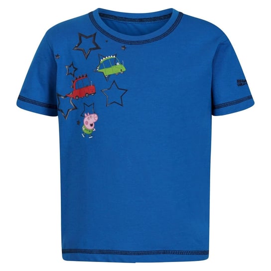 Regatta T-Shirt Dziecięca Świnka Peppa Z Gwiazdkami (102 / Niebieski) REGATTA