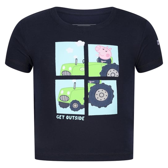 Regatta T-Shirt Dziecięca Świnka Peppa Z Traktorem Z Krótkim Rękawem REGATTA