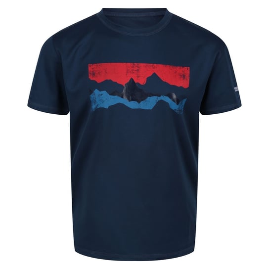 Regatta T-Shirt Dziecięca Z Górą Alvarado Vi (128 / Ciemnoniebieski) REGATTA