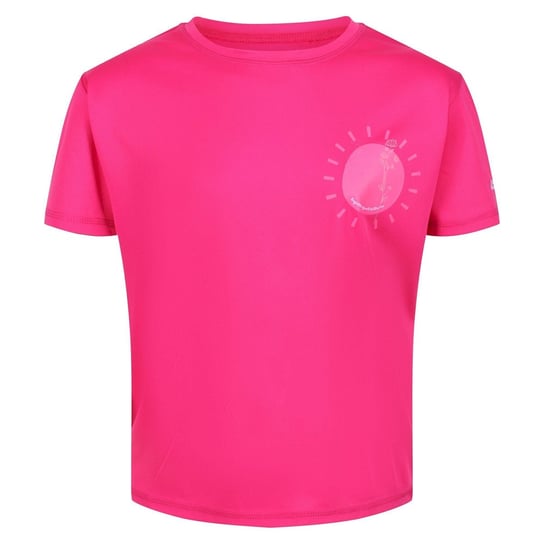 Regatta T-Shirt Dziecięca Z Motywem Wschodu Słońca Alvarado Vi (146-152 / Malinowy) REGATTA