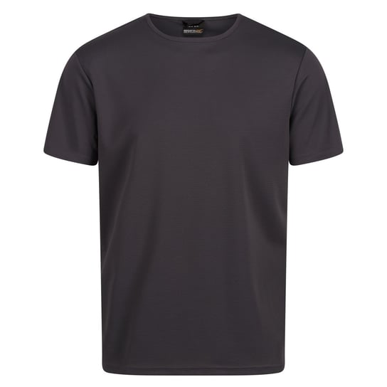 Regatta T-Shirt Męska Odblaskowy Materiał Odprowadzanie Wilgoci Pro (XL 8,5-9 / Grafitowy) REGATTA