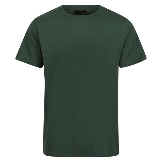 Regatta T-Shirt Męska Z Bawełny Miękkość Dotyku Pro (3XL / Ciemnozielony) REGATTA