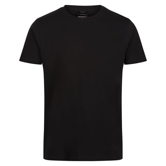 Regatta T-Shirt Męska Z Bawełny Miękkość Dotyku Pro (L / Czarny) REGATTA