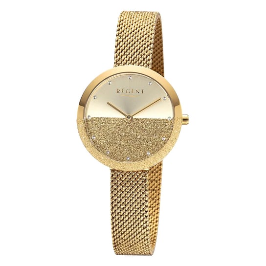 Regent damski zegarek analogowy metalowa bransoleta złoto UR2212544 Regent