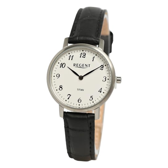Regent damski zegarek analogowy skórzany pasek czarny UR2094051 Regent