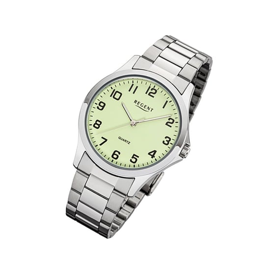 Regent męski zegarek metalowa bransoleta 1152405 metalowa bransoleta srebrny UR1152405 Regent