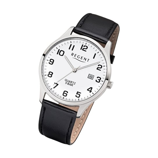 Regent zegarek męski analogowy kwarcowy czarny F-1241 UR1113405 Regent