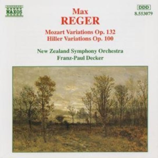 Reger: Mozart And Hiller Variations Decker Franz-Paul