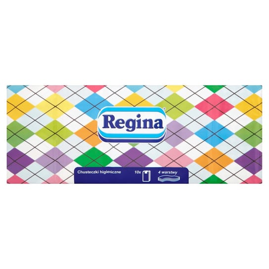 Regina Chusteczki Higieniczne Kratka 10x9 Sztuk Regina