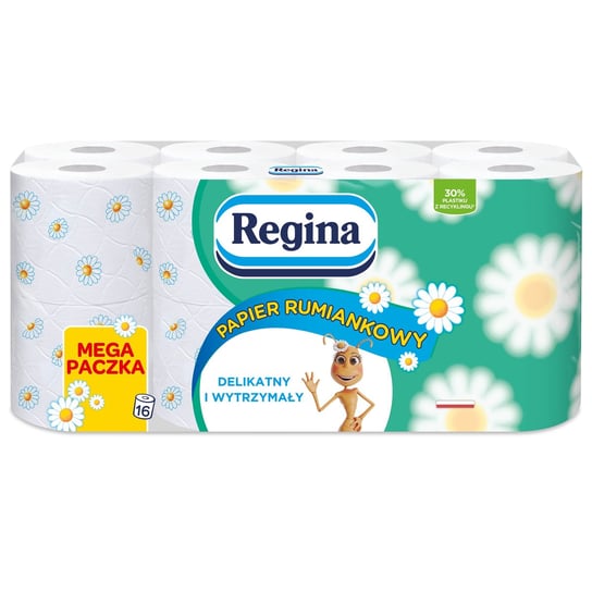 Regina Delikatny I Wytrzymały, Rumiankowy Papier Toaletowy 32 Rolki sarcia.eu