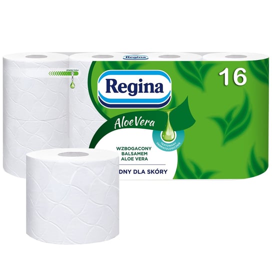 Regina papier toaletowy ALOE VERA, łagodny dla skóry, atest PZH 64 rolki sarcia.eu