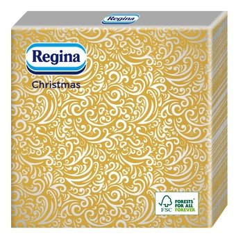 Regina Serwetki Christmas 3-Warstwowe 15 Sztuk 33X33 Regina