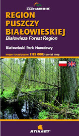 Region Puszczy Białowieskiej. Mapa 1:85000 Opracowanie zbiorowe