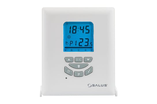 Regulator temperatury bezprzewodowy SALUS T105RF bateryjny programowalny tygodniowy natynkowy biały Inna marka