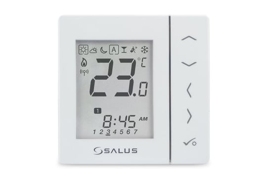Regulator temperatury bezprzewodowy SALUS VS20WRF bateryjny programowalny tygodniowy natynkowy biały 4w1 Inna marka