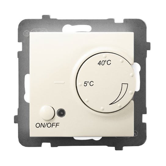 Regulator temperatury z czujnikiem podpodłogowym, ecru ARIA OSPEL