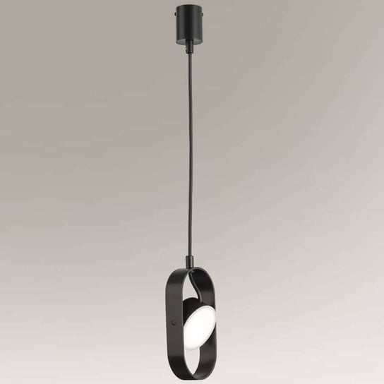 Regulowana LAMPA wisząca FUROKU 8537 Shilo metalowa OPRAWA owalny zwis LED 6W 4000K industrialny czarny Shilo