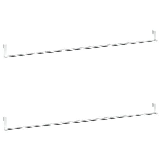 Regulowane Karnisze Aluminium 90-135 cm (Biały/Sre Inna marka