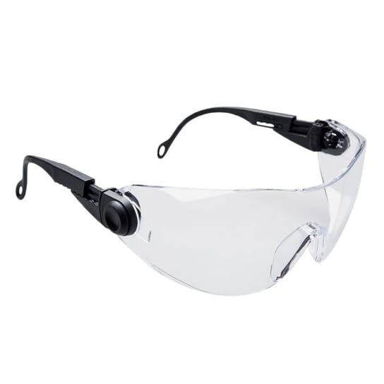 Regulowane okulary ochronne PORTWEST Przezroczysty Portwest