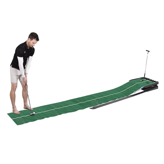 Regulowany Putting Green mata treningowa do golfa inSPORTline Lobregat z akcesoriami inSPORTline