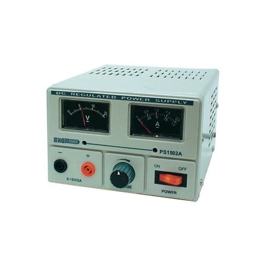 Regulowany zasilacz laboratoryjny 0 do 15 V DC 2 A (analogowy) PS 1502A Inna marka