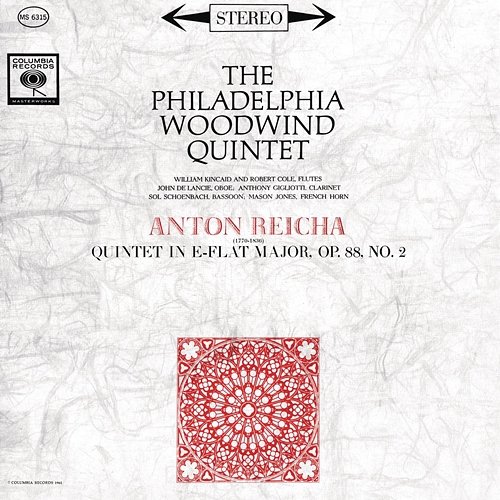 Reicha: Quintet No. 2 in E-Flat Major, Op. 88 The Philadelphia Woodwind Quintet