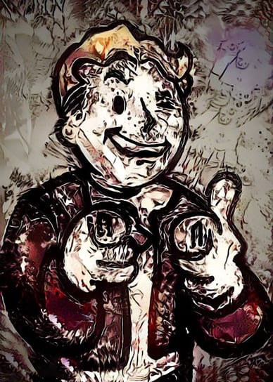Reinders, Plakat, Legends of Bedlam - Vault Boy, Fallout, 40x60 cm reinders