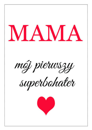 Reinders, Plakat, Mama bohater, 21x29,7 cm reinders