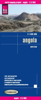 Reise Know-How Landkarte Angola  1 : 1.400 000 Reise Know-How Rump Gmbh, Reise Know-How