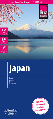 Reise Know-How Landkarte Japan 1 : 1.200.000 Reise Know-How Rump Gmbh, Reise Know-How