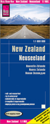 Reise Know-How Landkarte Neuseeland 1 : 1.000.000 Reise Know-How Rump Gmbh, Reise Know-How