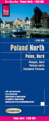 Reise Know-How Landkarte Polen, Nord  1 : 350.000 Reise Know-How Rump Gmbh, Reise Know-How