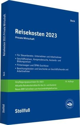 Reisekosten 2023 Stollfuß Verlag Buch